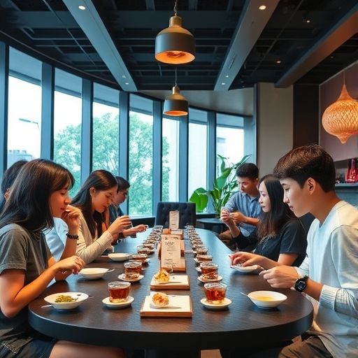 深圳年轻人的品茶活动