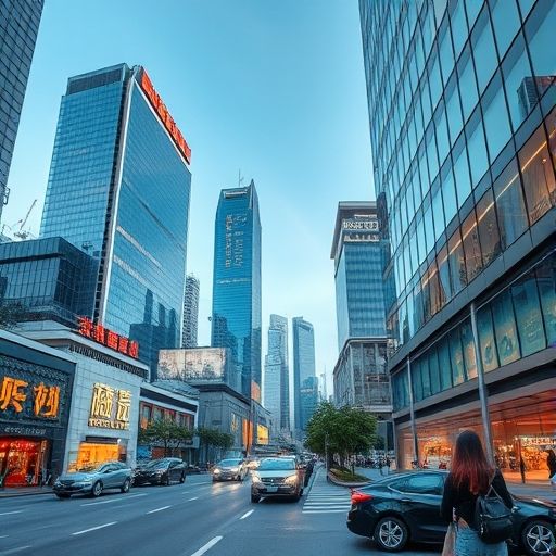 深圳城市风貌与工作室环境