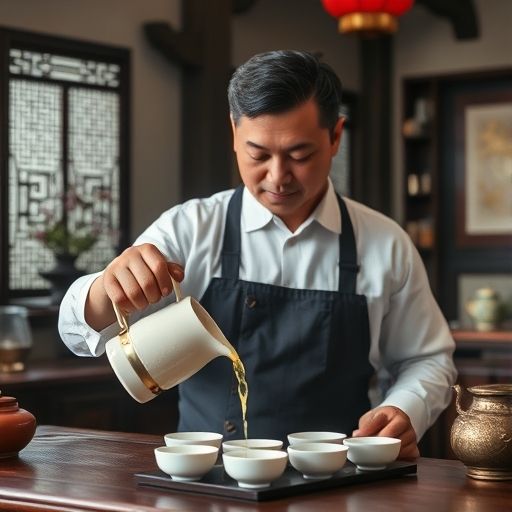 广州茶艺师泡茶场景