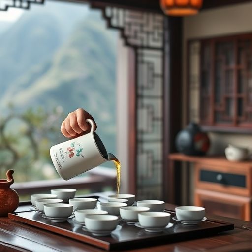 茶艺师泡茶