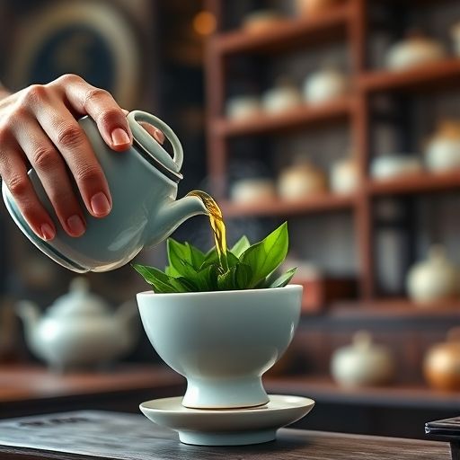 茶艺师泡茶场景
