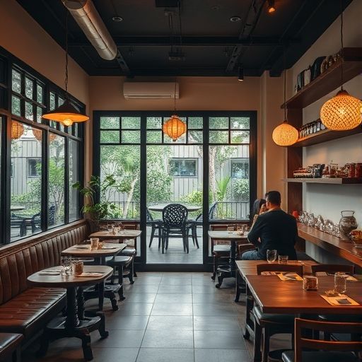 天河茶肆氛围