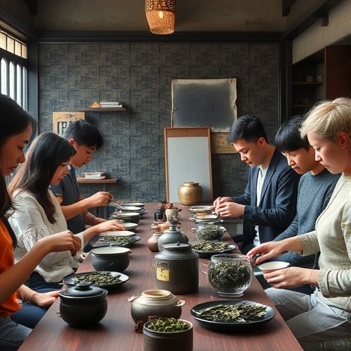 广州上课喝茶学习场景
