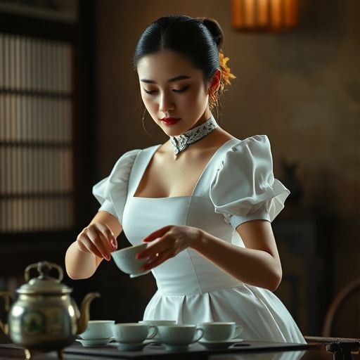 现代茶艺表演实拍