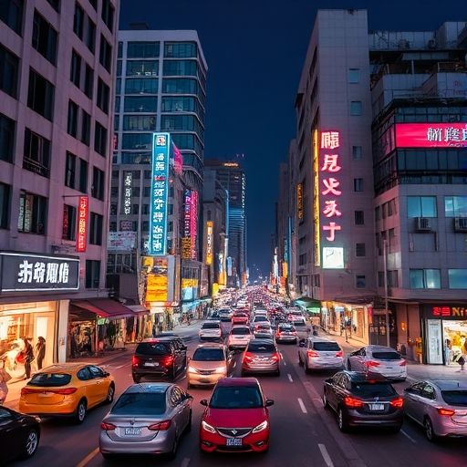 天河区夜景