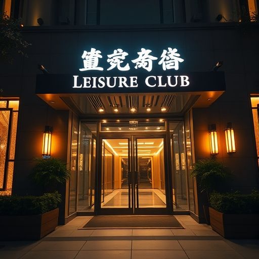 广州海珠休闲会所入口