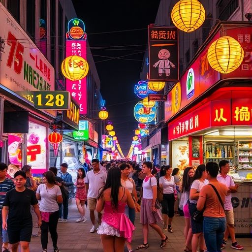 广州夜市景象
