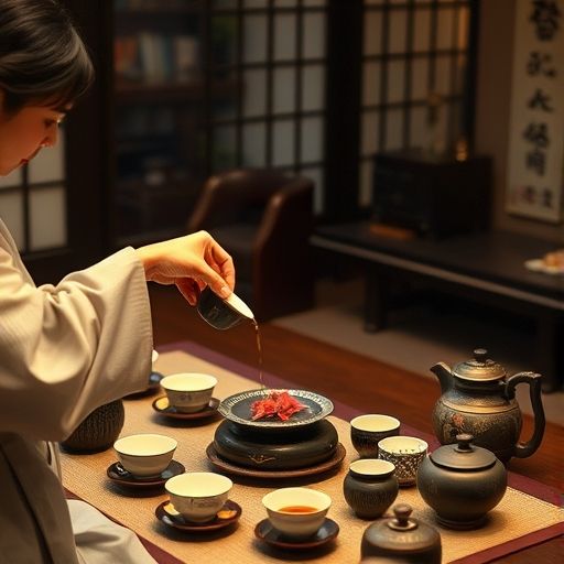 茶艺表演场景