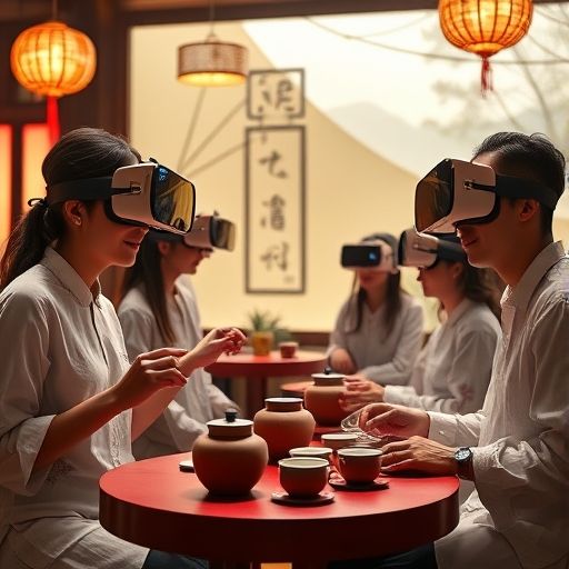 虚拟品茶体验