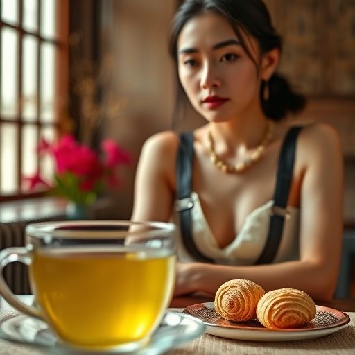 茶点搭配的诱人画面