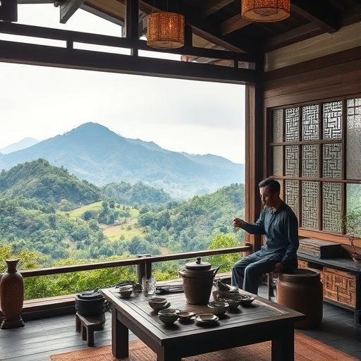 白云山附近的喝茶工作室