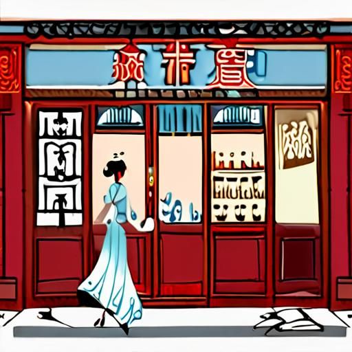 西关老茶楼骑楼建筑