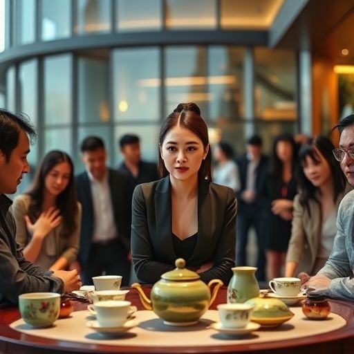 深圳南山品茶群茶会场景