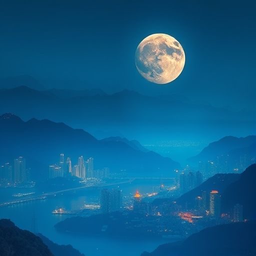 南海夜生活灯火辉煌