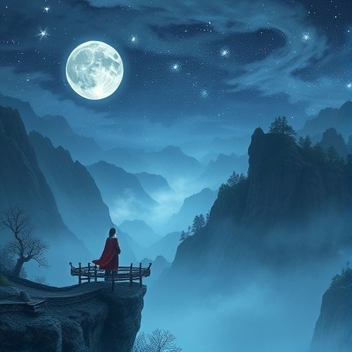 茶肆露台夜景