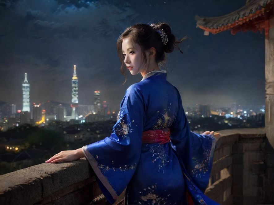罗湖璀璨夜景