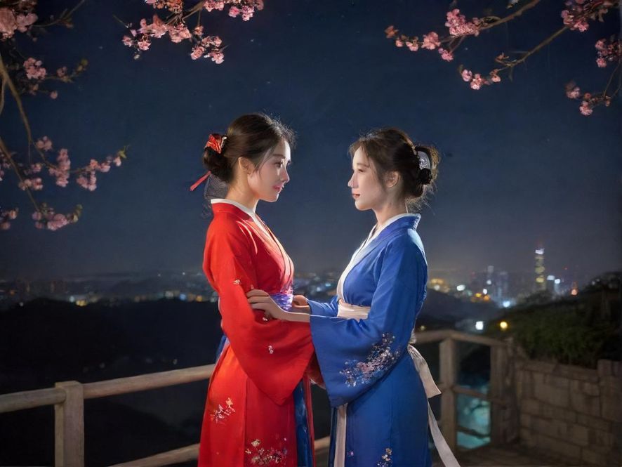 广州夜场会所的繁华夜景
