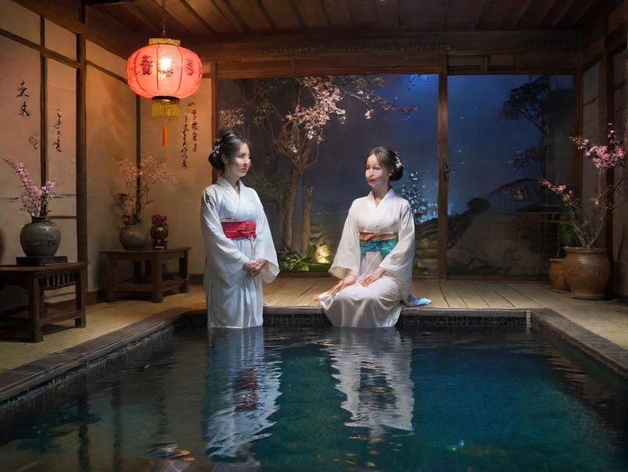 深圳水会95场夜色氛围感