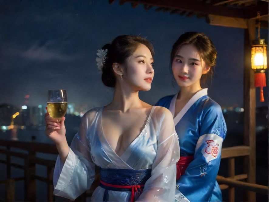 夜场酒吧派对狂欢场景