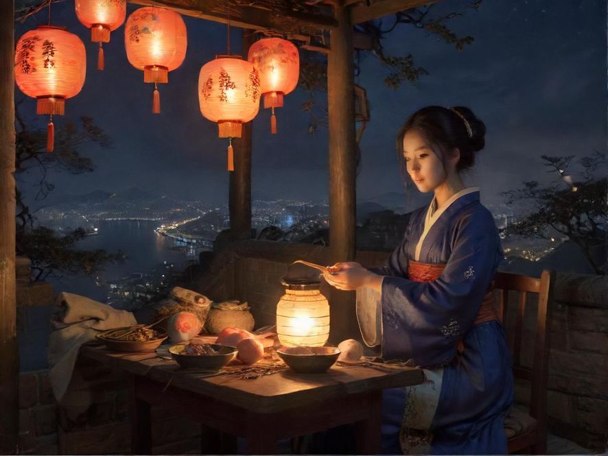 重庆夜场火锅餐厅热闹场景