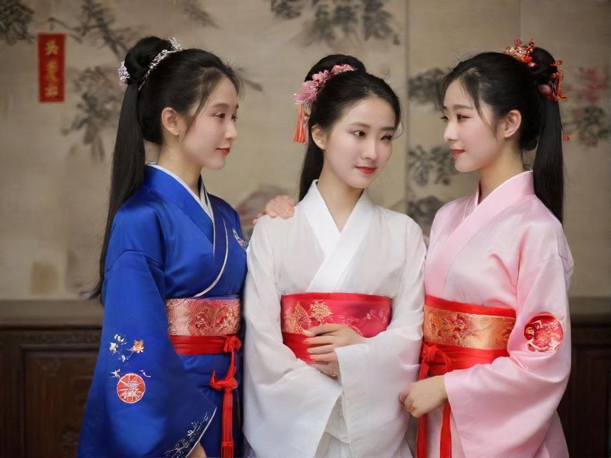 身材丰满女性在会所大厅