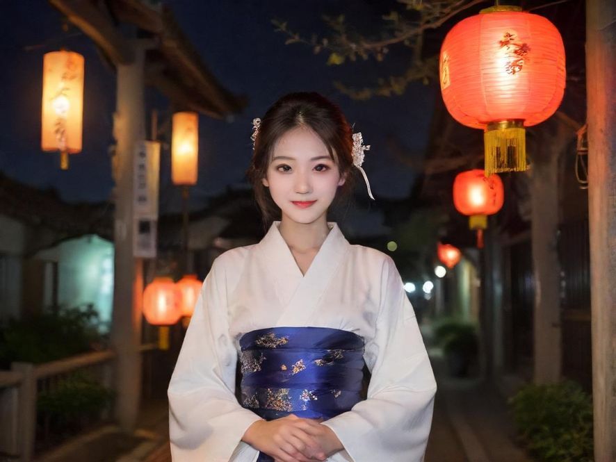 城市夜景下璀璨的娱乐场所