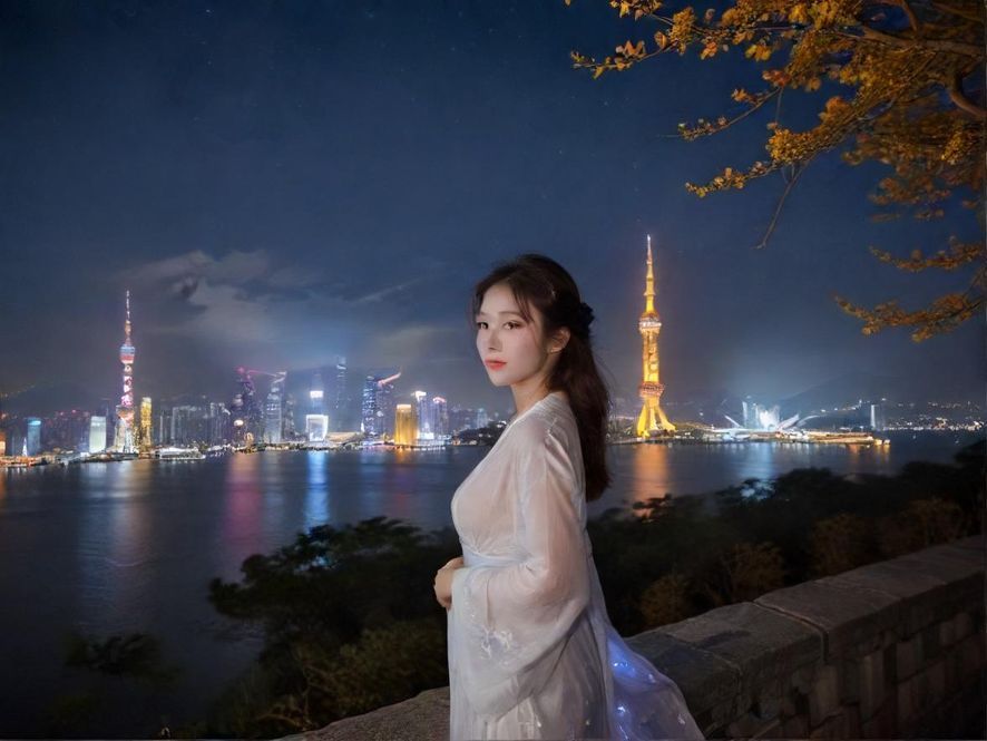 深圳罗湖高端会所夜景氛围