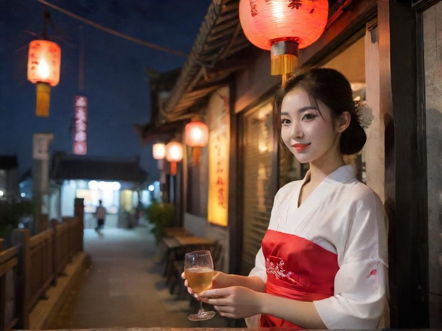 都市夜景下的奢华酒店，暗示着高端的休闲娱乐体验。