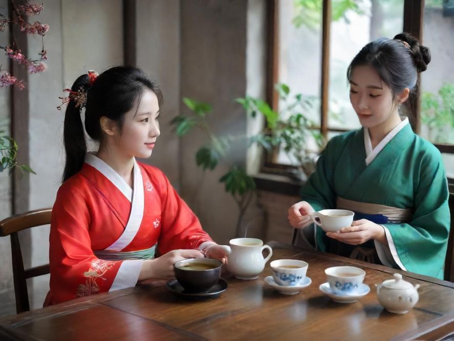 高端品茶会所内部实景