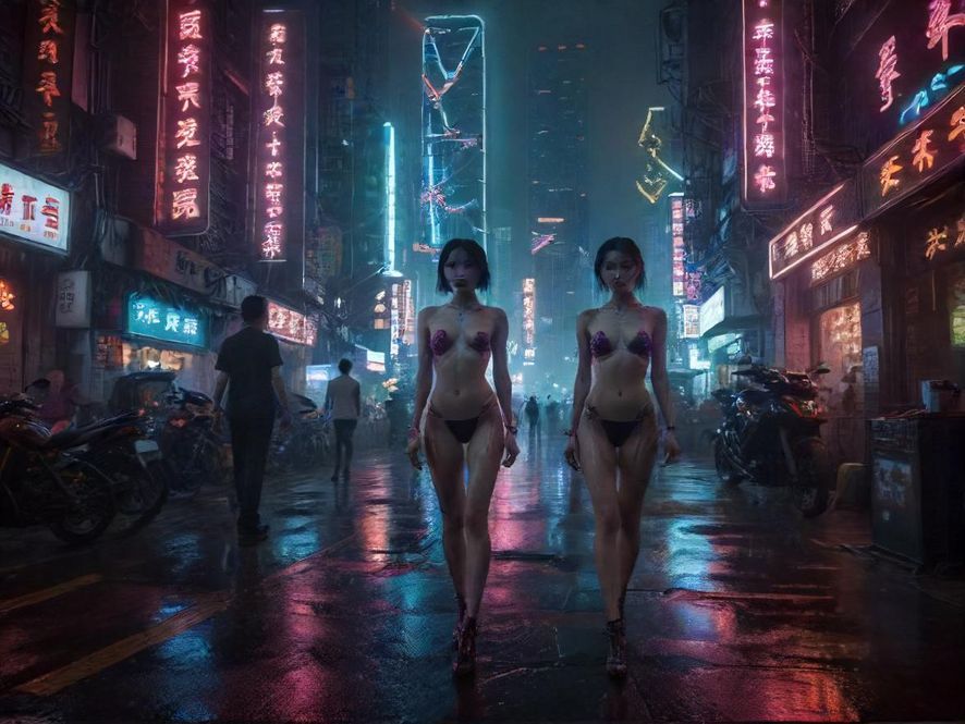 深圳夜景下的探索