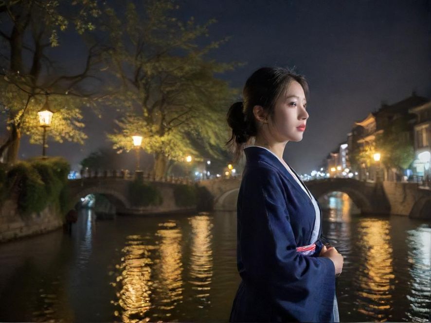 深圳民治国际水会夜景外观