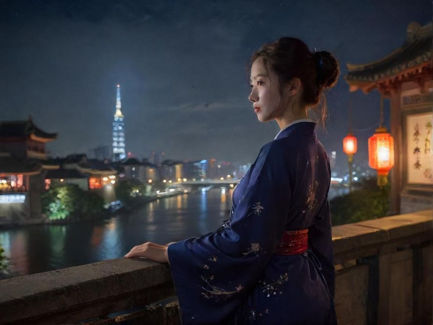 东莞夜景城市风光