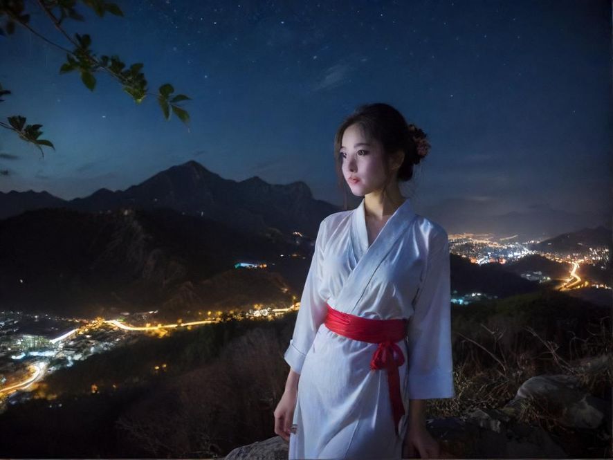 佛山夜晚城市街景