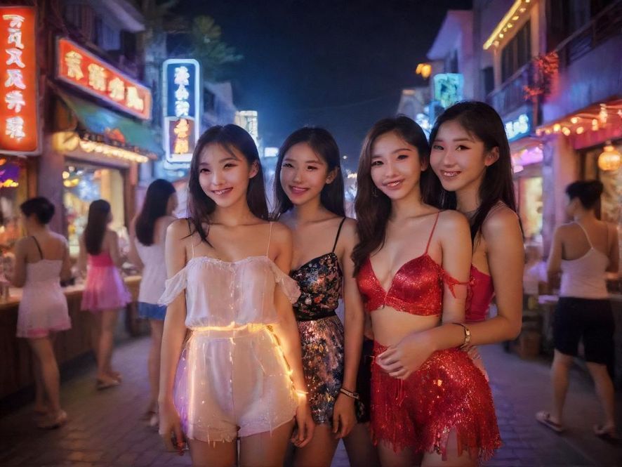 惠州夜蒲热闹夜景一览