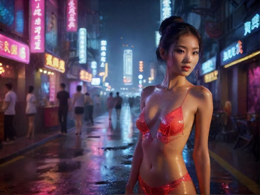 深圳高端会所夜景外观