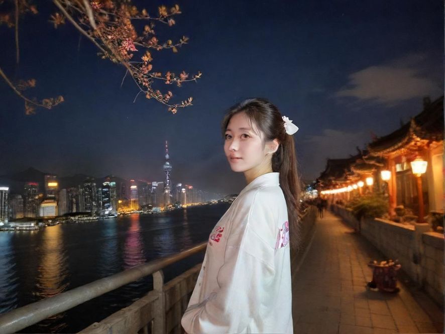 广州52qm会所入口夜景，充满都市夜生活气息