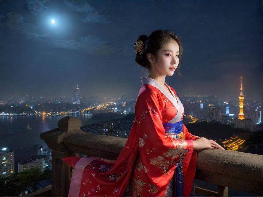 广州夜场街景