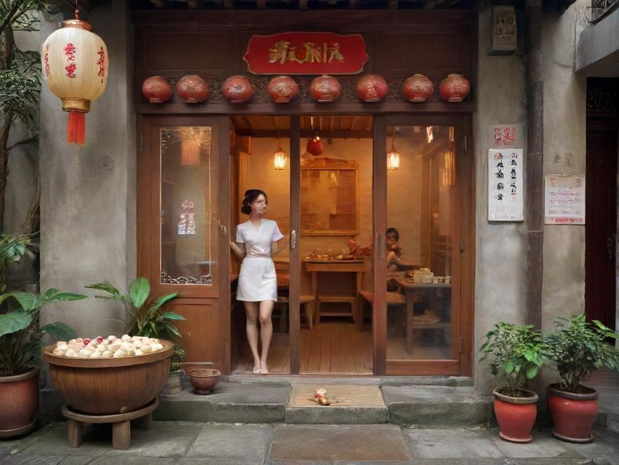 广州老城区桑拿小店温馨氛围