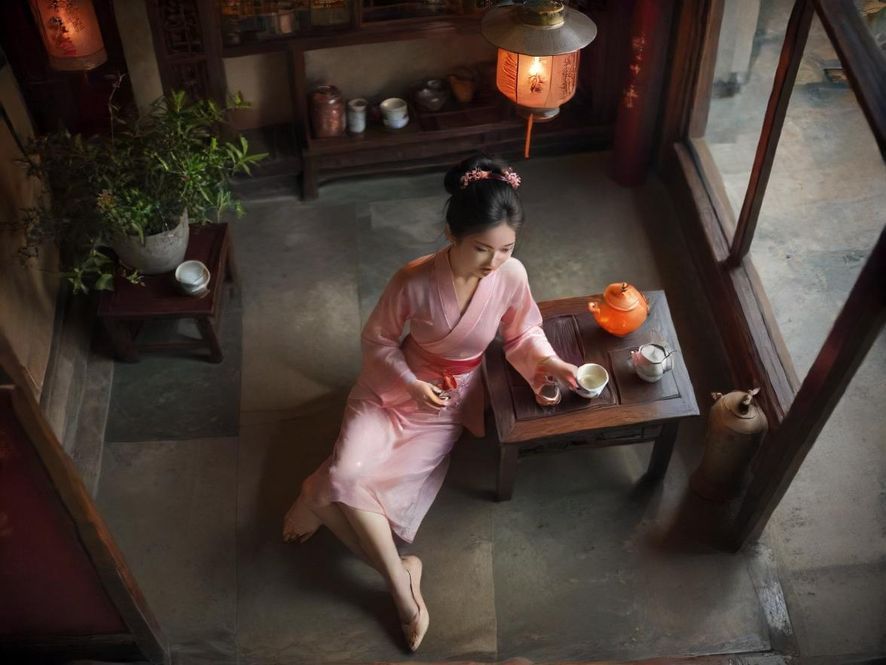 温州龙湾茶社内部环境展示