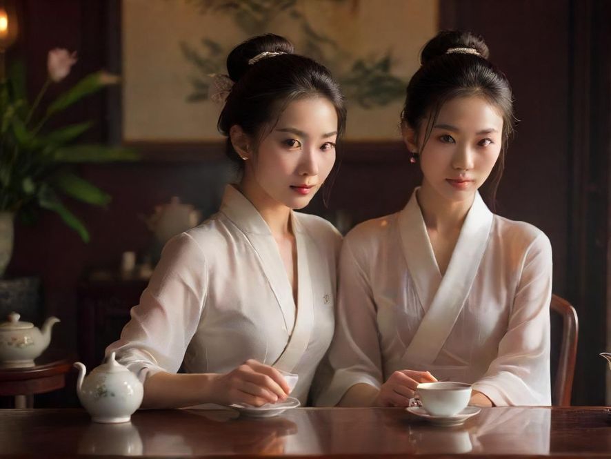 深圳福田品茶会所茶艺师服务场景