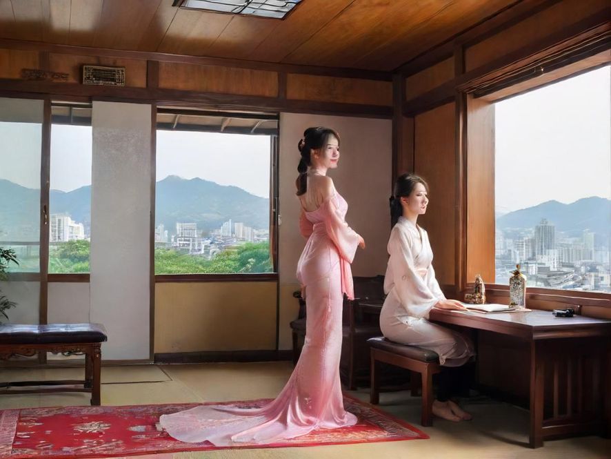 高端桑拿会所私密包厢场景