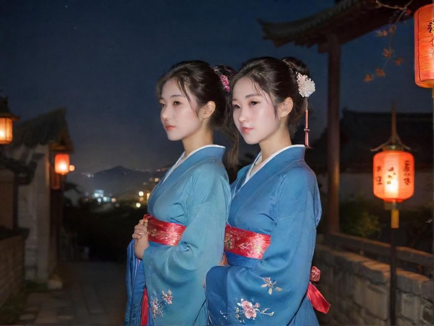 深圳夜景流光溢彩