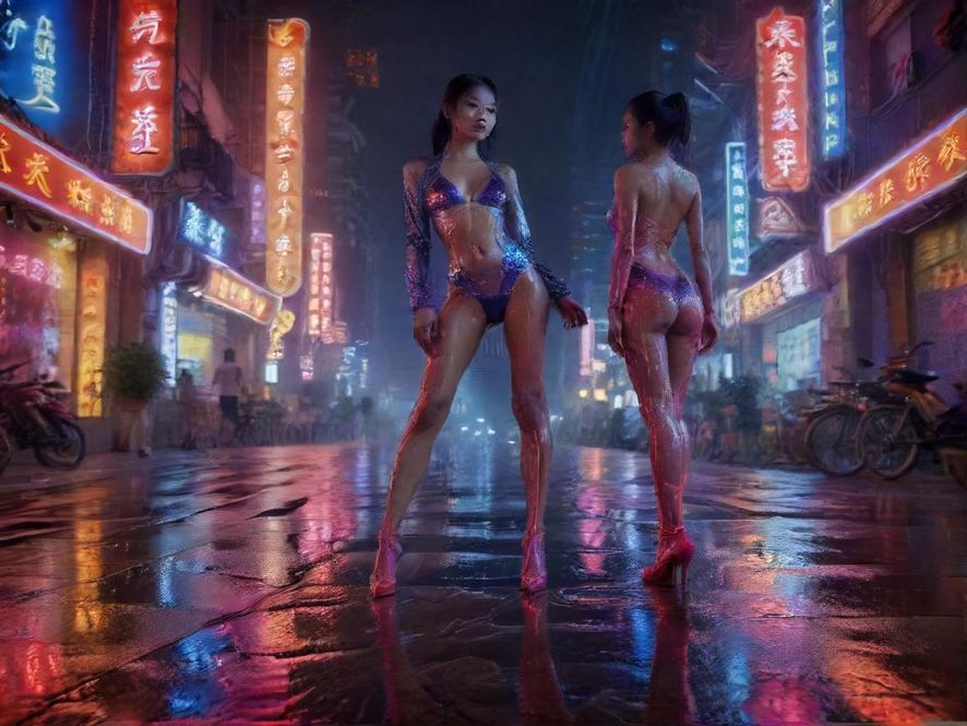 郑州夜场休闲街景