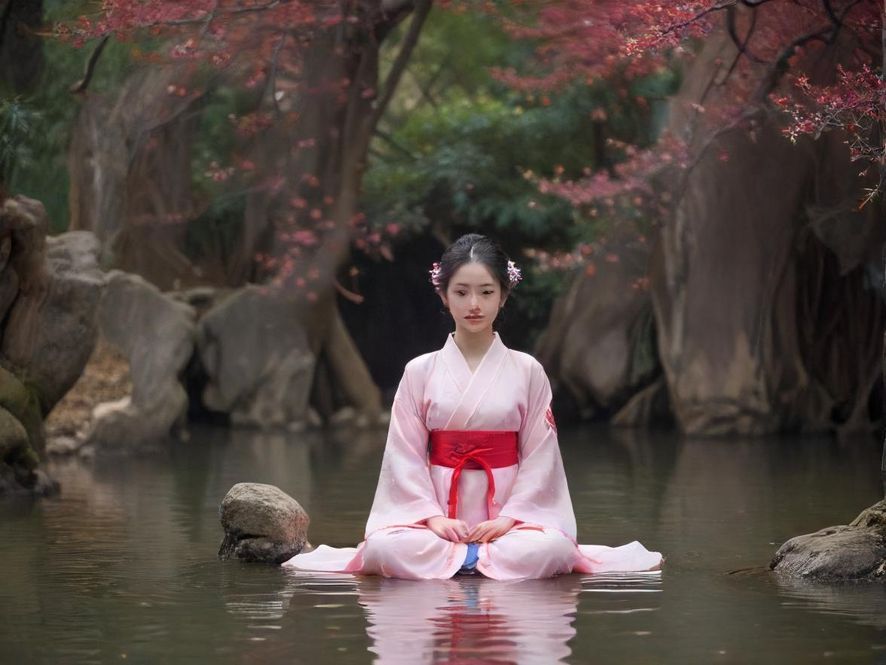 在豪华水疗会所内，专业按摩师在柔和灯光下为顾客进行肩颈按摩，营造唯美放松的氛围