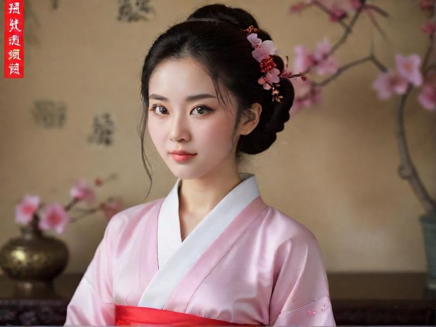 一位年轻女性闭目养神，脸上带着放松而满足的笑容，侧面特写，营造出宁静唯美的意境。