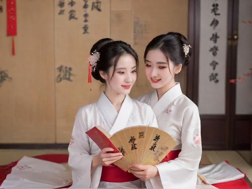 广州百花丛520的优雅女士品茶场景